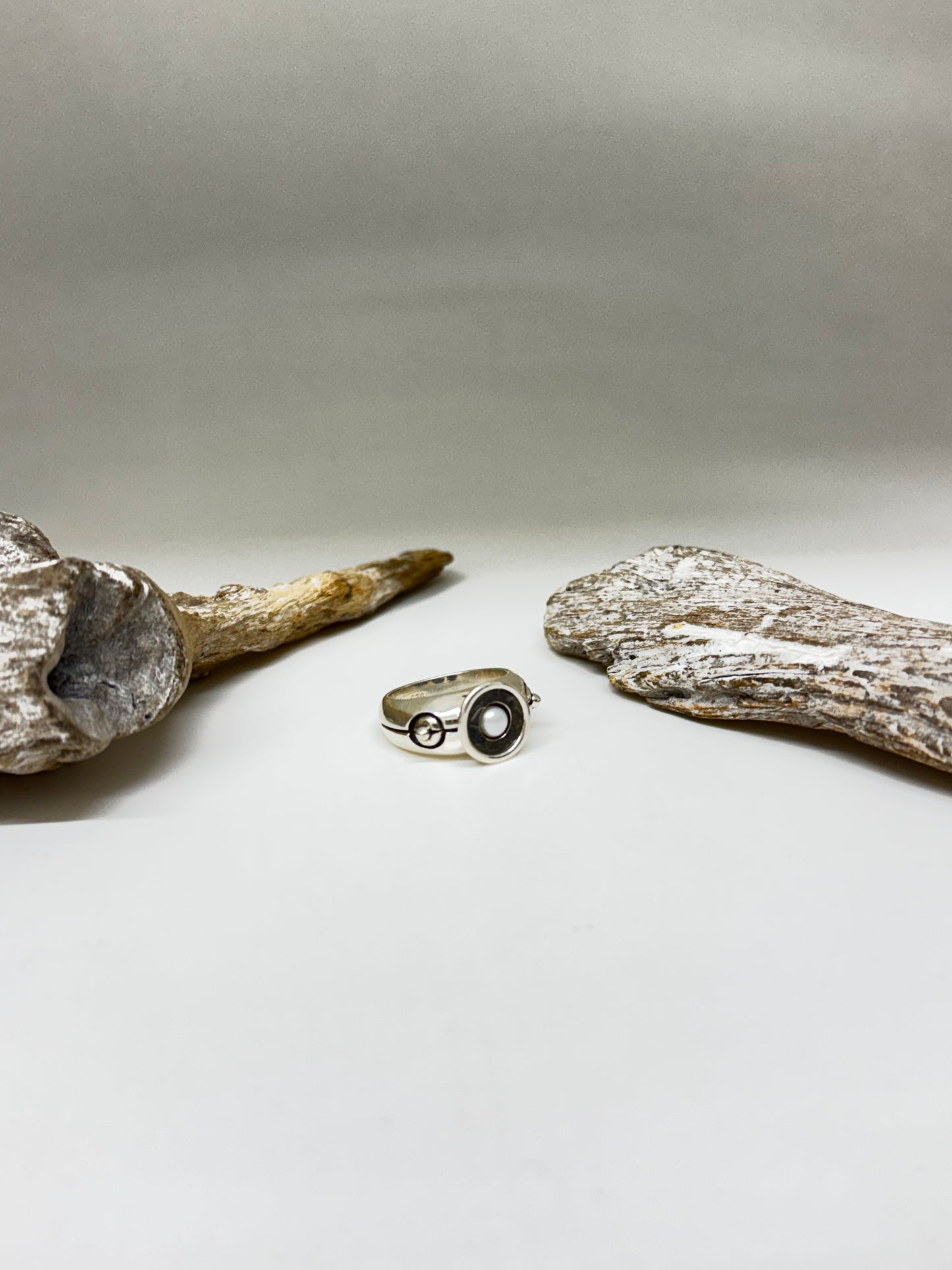 Bague BA46 Argent 925 Fait à Kamouraska Pierre Brouillette - Planas bijoux BA46