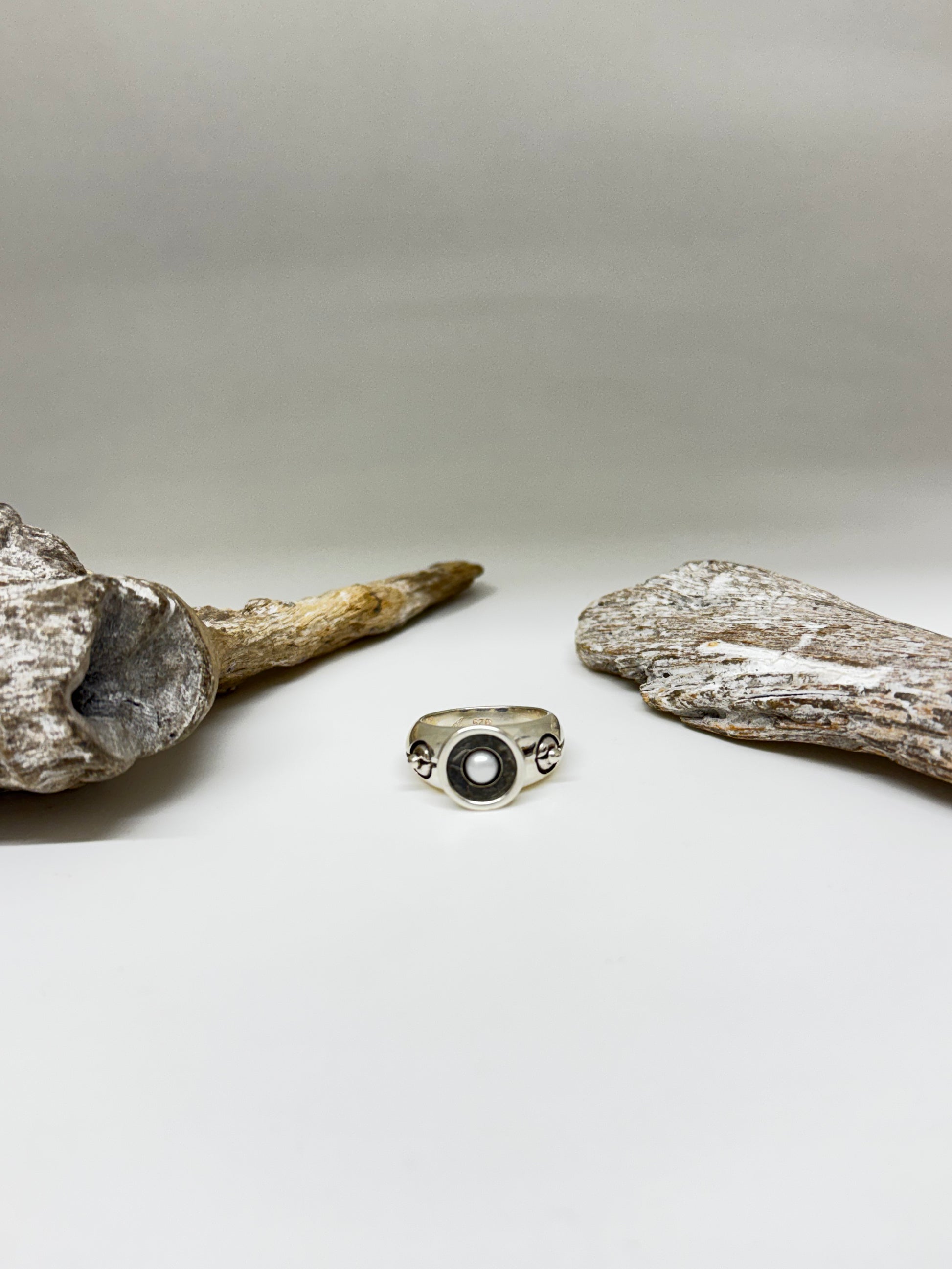 Bague BA46 Argent 925 Fait à Kamouraska Pierre Brouillette - Planas bijoux BA46