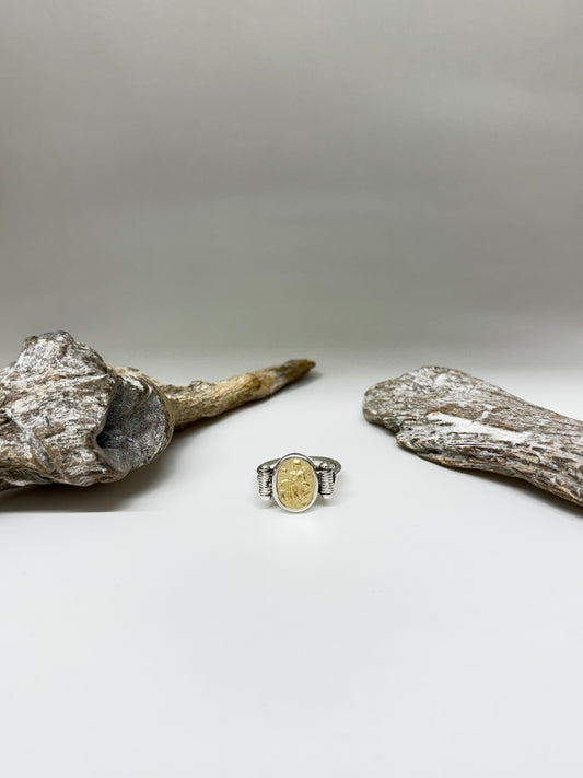Bague BA51 Argent 925 Fait à Kamouraska Pierre Brouillette - Planas bijoux BA51