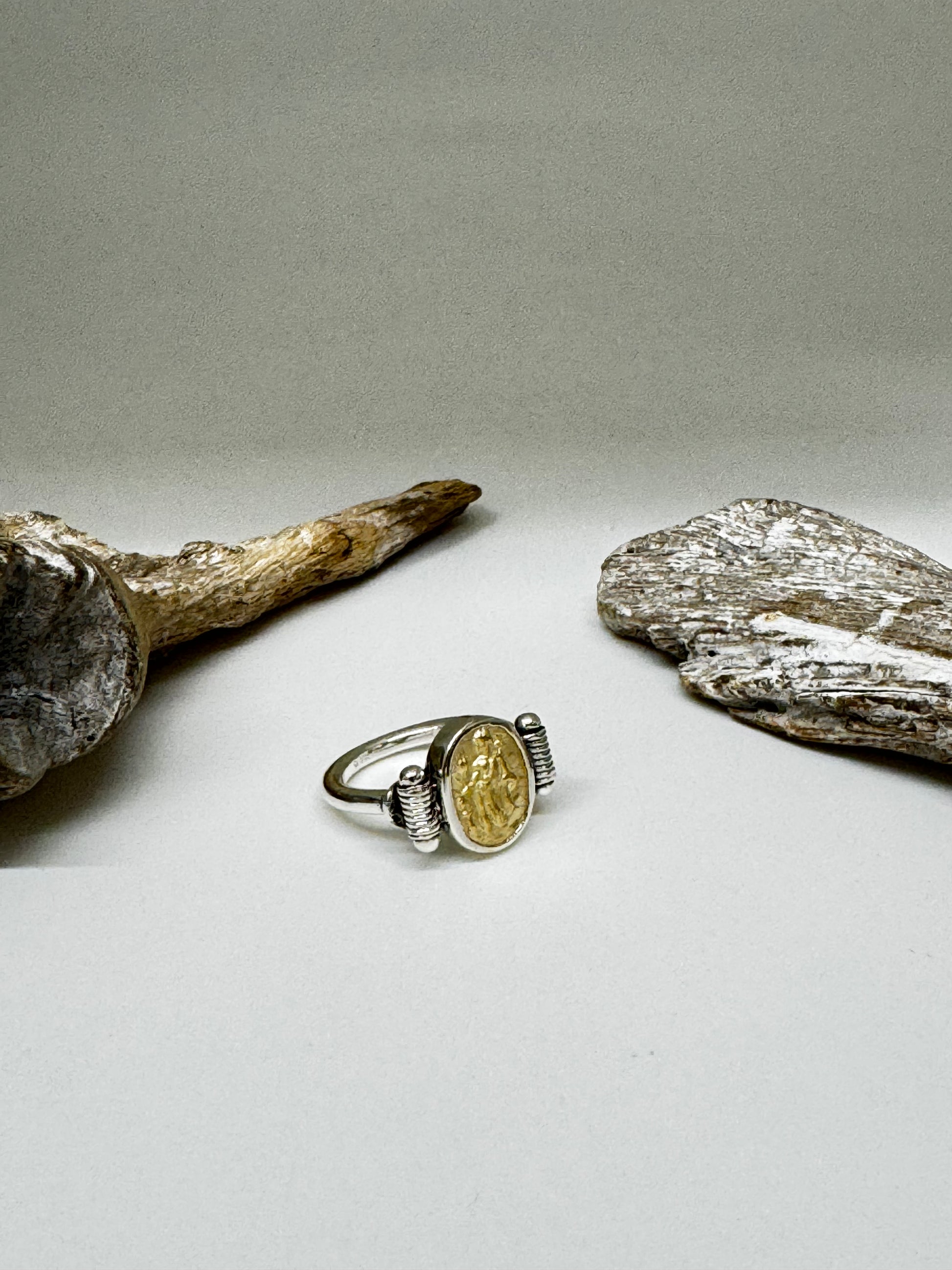 Bague BA51 Argent 925 Fait à Kamouraska Pierre Brouillette - Planas bijoux BA51
