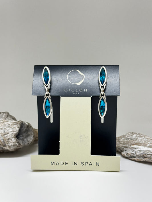 Boucles d'oreilles IRIS Fabriqué à la main par des Artisans d'Espagne, Ciclon 264600-07