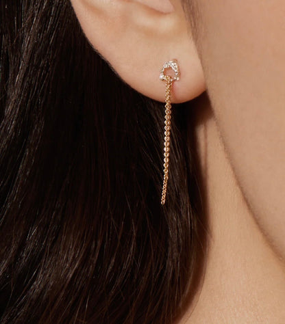 Camillette Boucles d'oreilles Trail Argent sterling & Or 10 carats Camillette Jewelry Bijoux