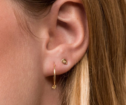 Camillette Boucles noeud or 14 carats Camillette Jewelry Bijoux