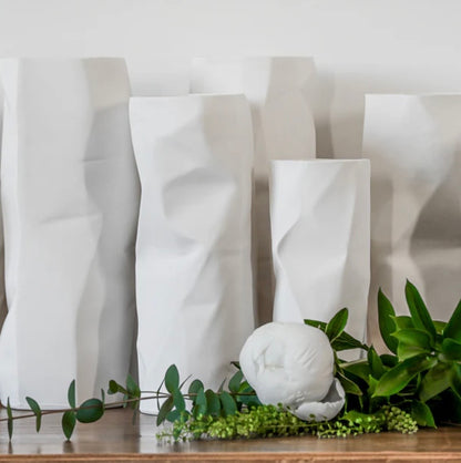 Atelier G par Gréta céramiste grand Vase Papier de Porcelaine Atelier G par Gréta céramiste