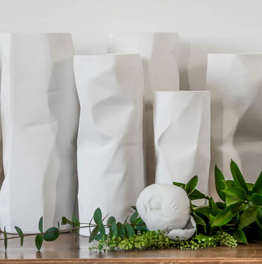 Atelier G par Gréta céramiste grand Vase Papier de Porcelaine Atelier G par Gréta céramiste