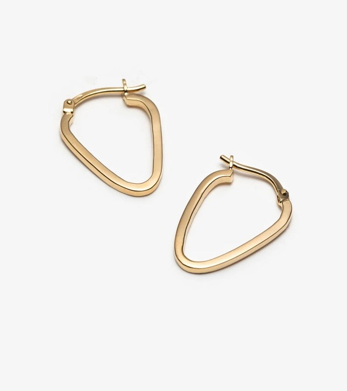 SÛRE or boucles d'oreilles Fait mains à Montréal Véronique Roy SÛRE