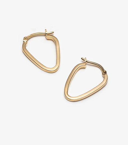 SÛRE or boucles d'oreilles Fait mains à Montréal Véronique Roy SÛRE
