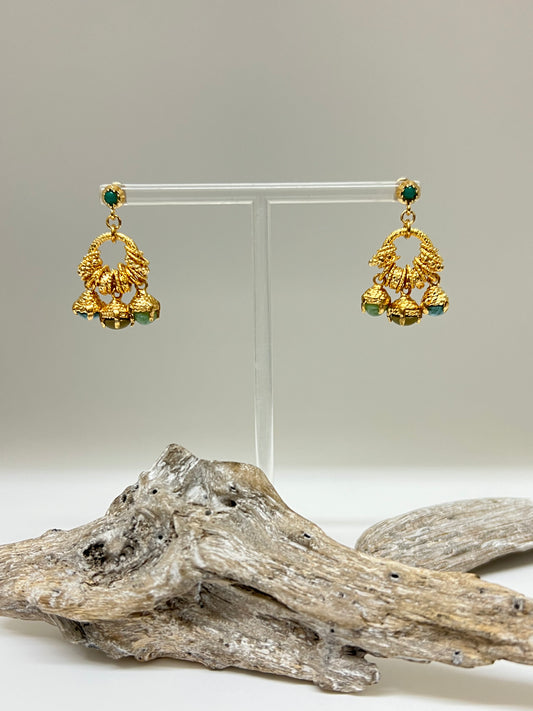 Boucles d'oreille Lucce Collection Gas bijoux Fait à Paris. Gas bijoux Lucce