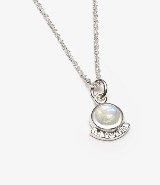 Fabuleuse - Collier Argent sterling et pierre de lune Fait main à Montréal Fabuleuse