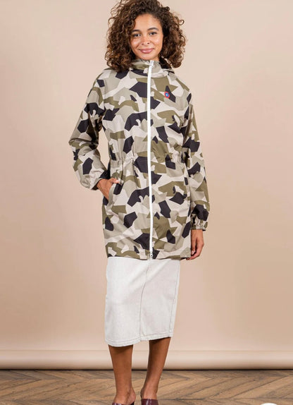 Imperméable Sac à dos 100% Polyester recyclé France Amelot Camo Flotte
