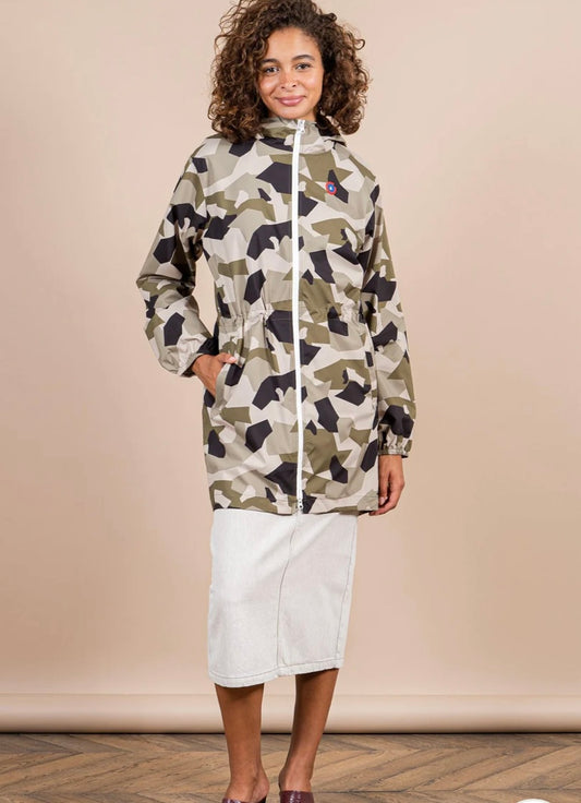 Imperméable Sac à dos 100% Polyester recyclé France Amelot Camo Flotte