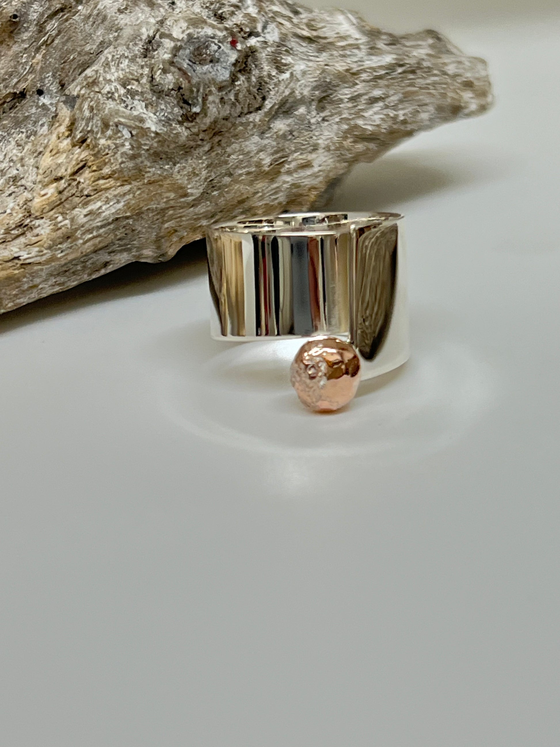 Bague R_MELT24 Argent 925/Cuivre Claudine Moncion Montréal R_MELT24