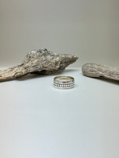 Bague en Argent 925 Fait main Artisans Mireille Larbie bijoux Jonc Argent 925