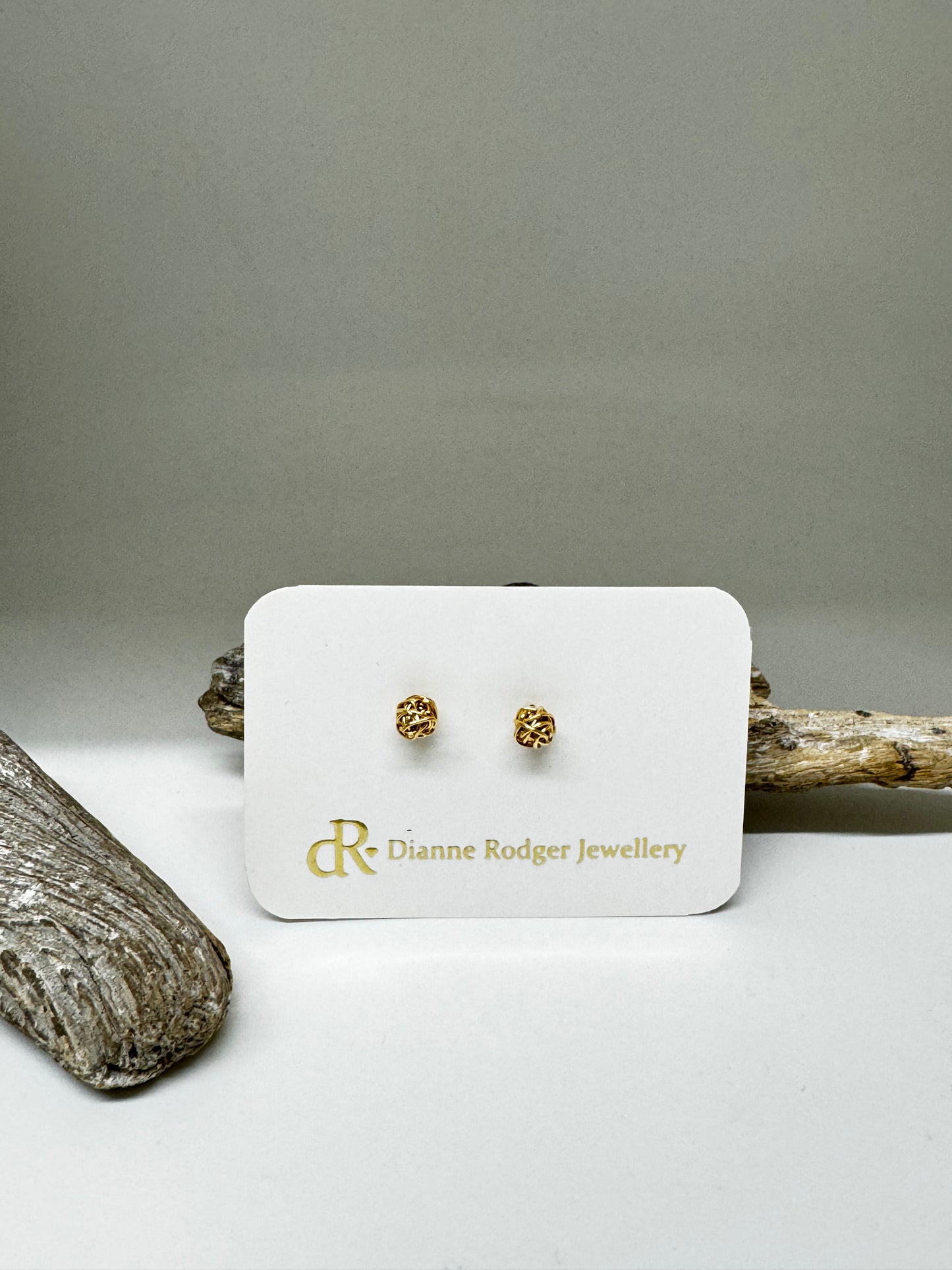 Boucles d'oreilles Twist Goldfill Dianne Rodger Dianne Rodger Jewellery