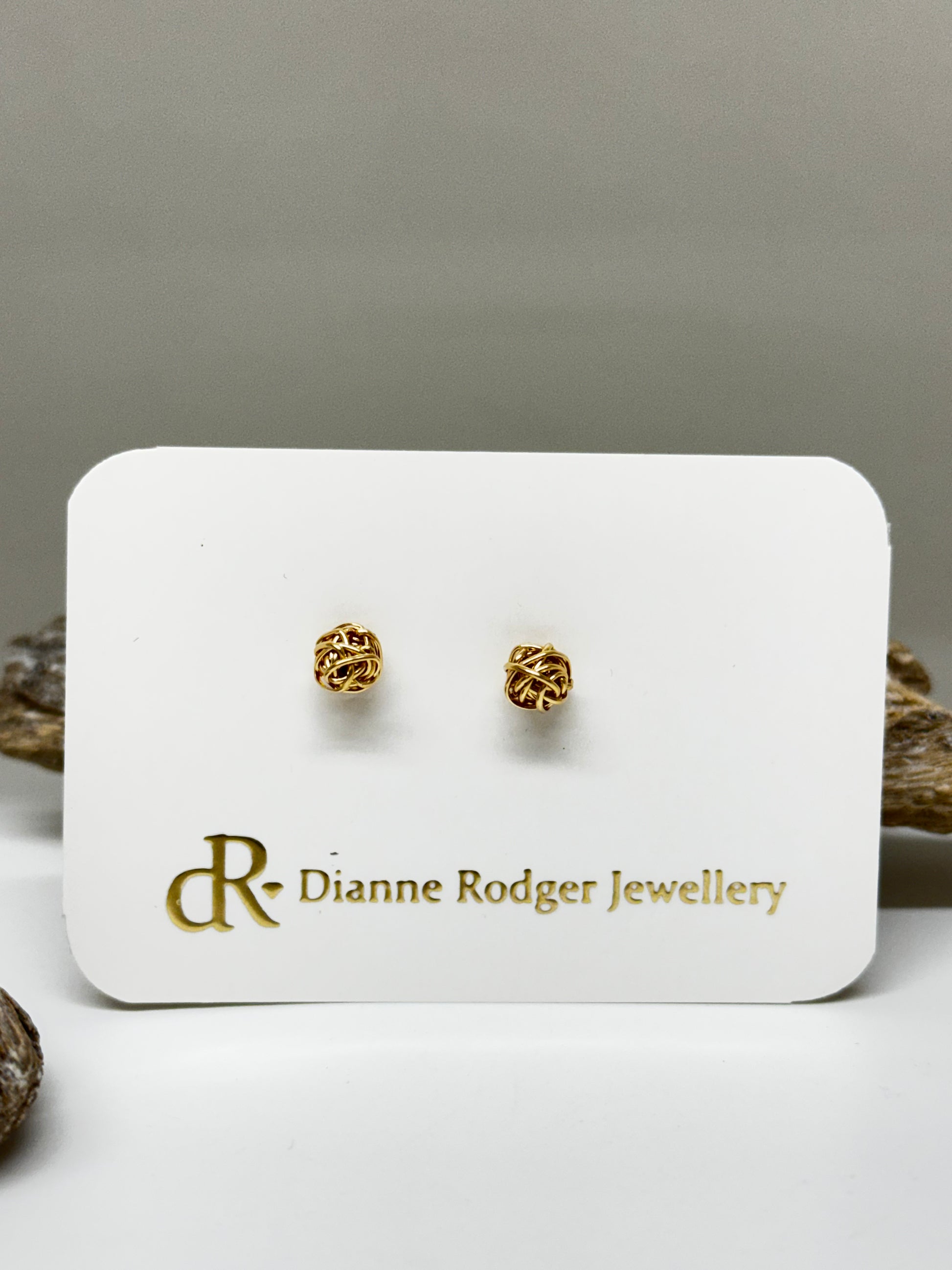 Boucles d'oreilles Twist Goldfill Dianne Rodger Dianne Rodger Jewellery