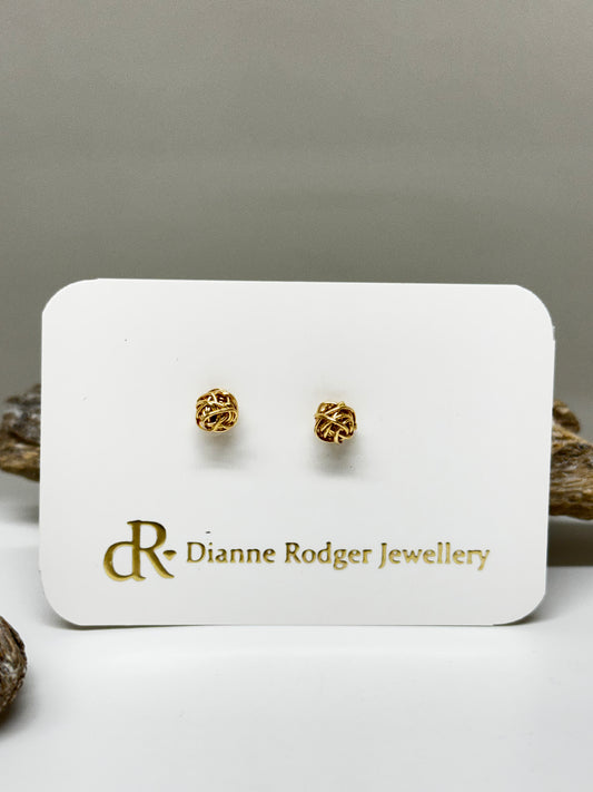 Boucles d'oreilles Twist Goldfill Dianne Rodger Dianne Rodger Jewellery