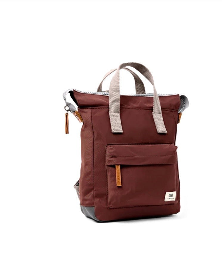 Sac à dos Bantry couleur Rocky road en nylon recyclé Taupe Ori London Bantry couleur Rocky road