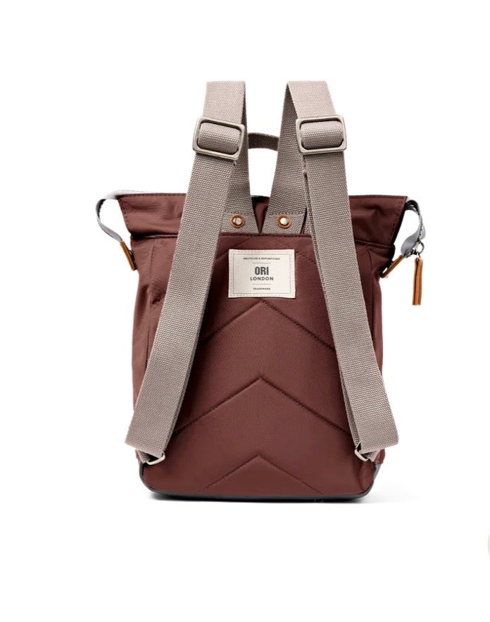 Sac à dos Bantry couleur Rocky road en nylon recyclé Taupe Ori London Bantry couleur Rocky road