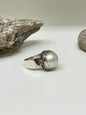 Bague Argent 925 & Perle Biwa Fait main par Artisans de l'Indonésie  Mireille Larbie