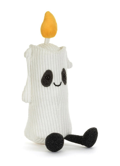 Flickerty candle dessinée à Londres Jellycat dessinée à Londres Bougie scintillante Amuseables A4CAND