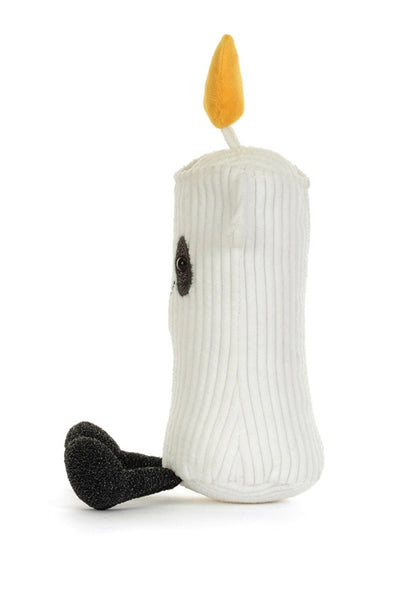 Flickerty candle dessinée à Londres Jellycat dessinée à Londres Bougie scintillante Amuseables A4CAND