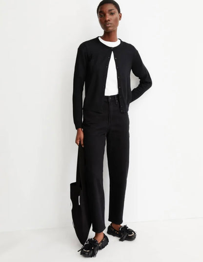 MAIRAA HIGH WAIST MOM JEANS Mélange de coton recyclé Armed Angel MAIRAA HIGH WAIST MOM JEANS