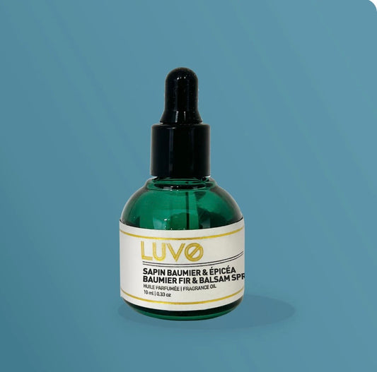 Huile parfumée 10ml Sapin Baumier Épicéa LUVO