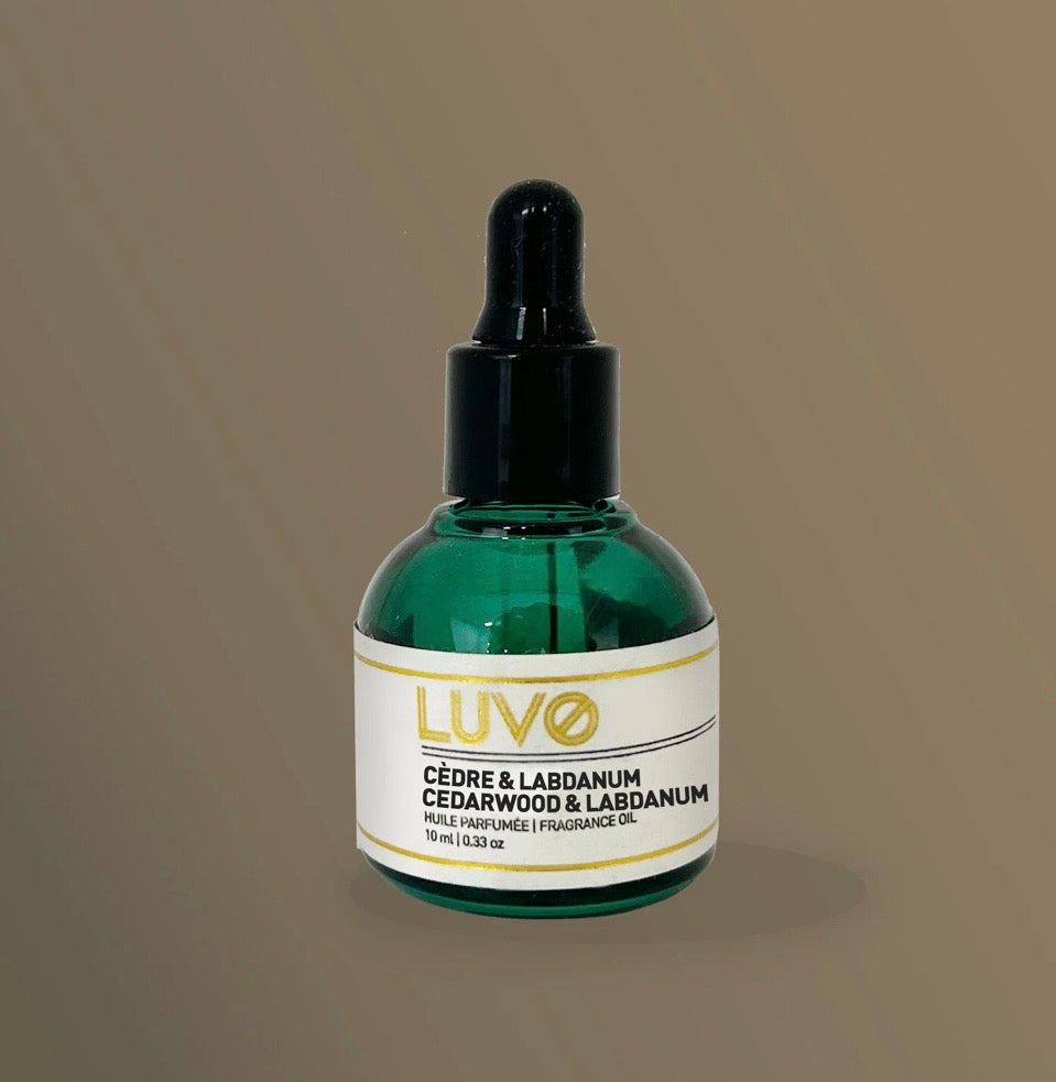 Huile parfumée 10ml Cèdre Labdanum LUVO