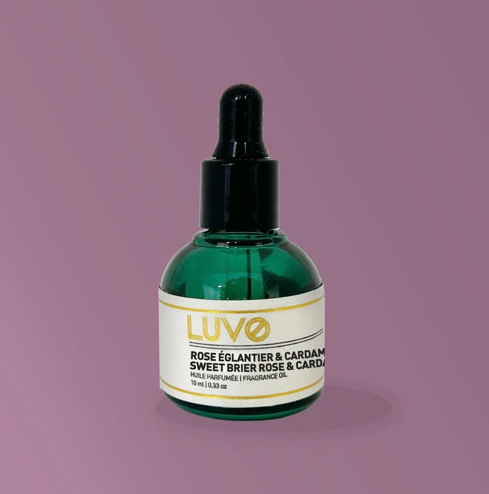 Huile parfumée 10ml Rose églantier cardamome LUVO