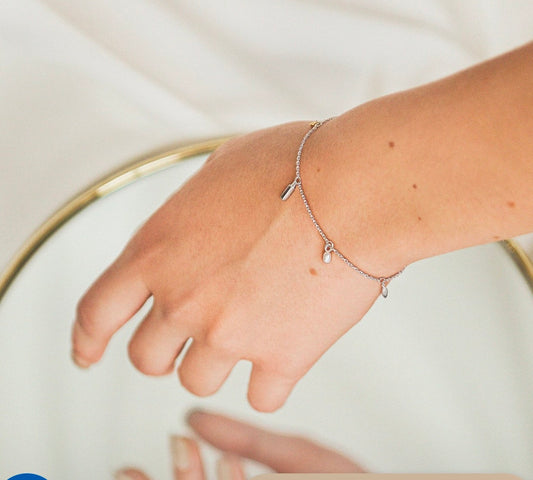 Bracelet breloques // 2 tons fait main à Montréal Maksym Joaillerie BRABR