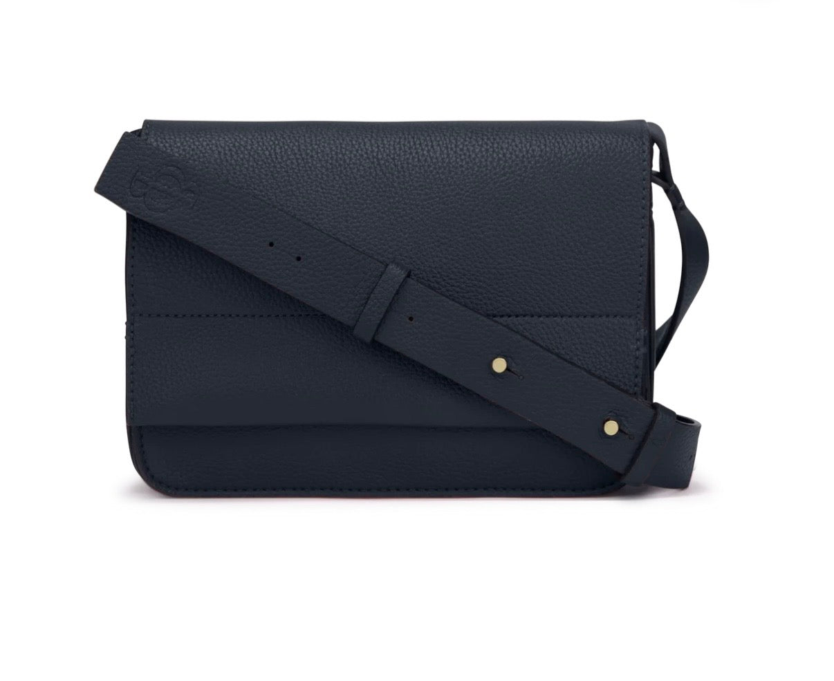 Sac bandoulière Farah.24 bleu minuit Two-B Montréal Farah 24