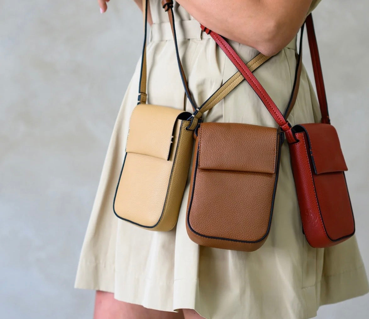 Sac pour téléphone Mocha 02 Choco Two-B Montréal Two-B Montréal