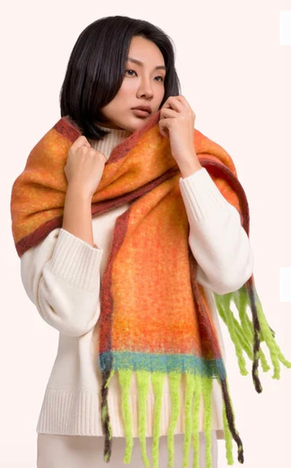 Écharpe Aria Cosy, mélange mandarine Powder design Écharpe Aria Cosy, mélange mandarine AR15