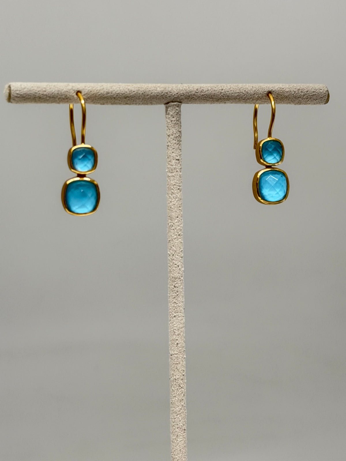 Boucles d'oreilles Monterey droplet à double goutte Dean Davidson Monterey droplet à double goutte e1181-g-tqd