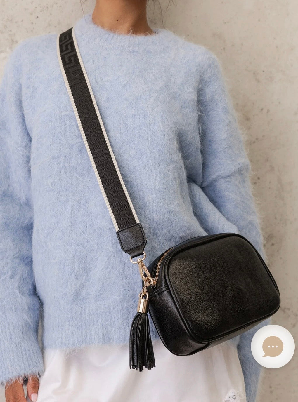 Sac bandoulière Jacinta noir Louenhide Sac bandoulière Jacinta noir