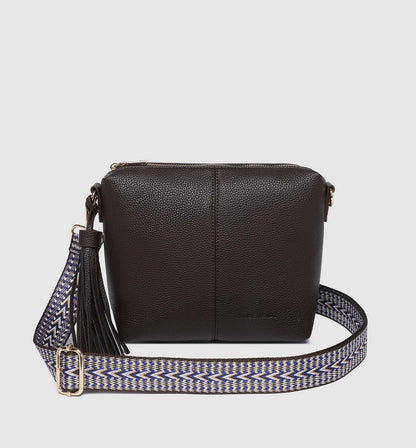 Sac bandoulière Kasey chocolat Sac Daisy stripe 6038fcho