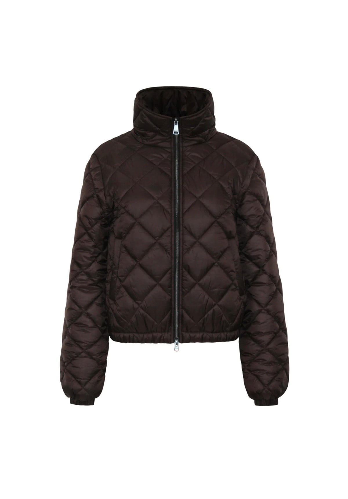 Blouson STELLA chocolat en duvet vegan SOLIVÉ Blouson Stella