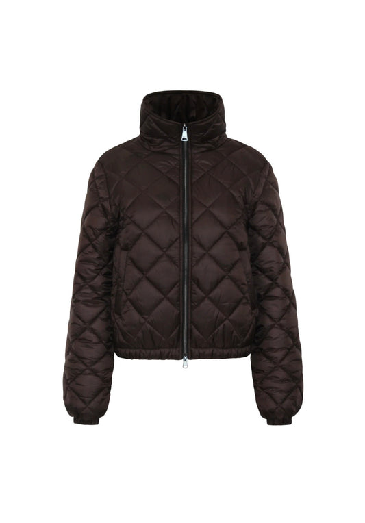 Blouson STELLA chocolat en duvet vegan SOLIVÉ Blouson Stella