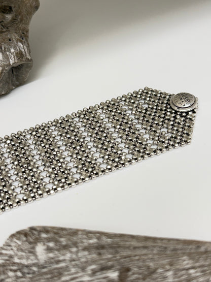 Bracelet Chamiro argent Fabriqué à la main à Marseille en France Gas Bracelet Chamiro