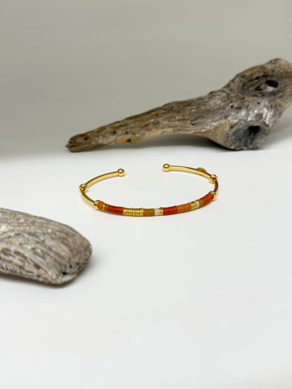 Bracelet Zanzibar Orangé Gas bijoux GAS Bijoux
