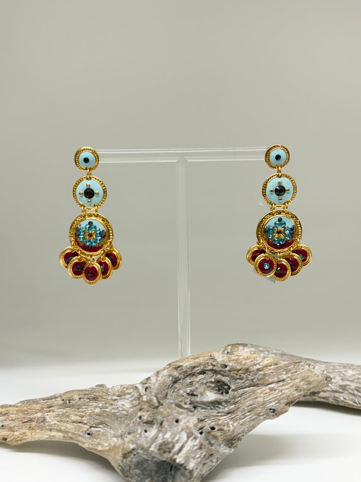 Boucles d'oreilles Sequin longue Bijoux Produite à Marseille Gas bijoux Sequin longue