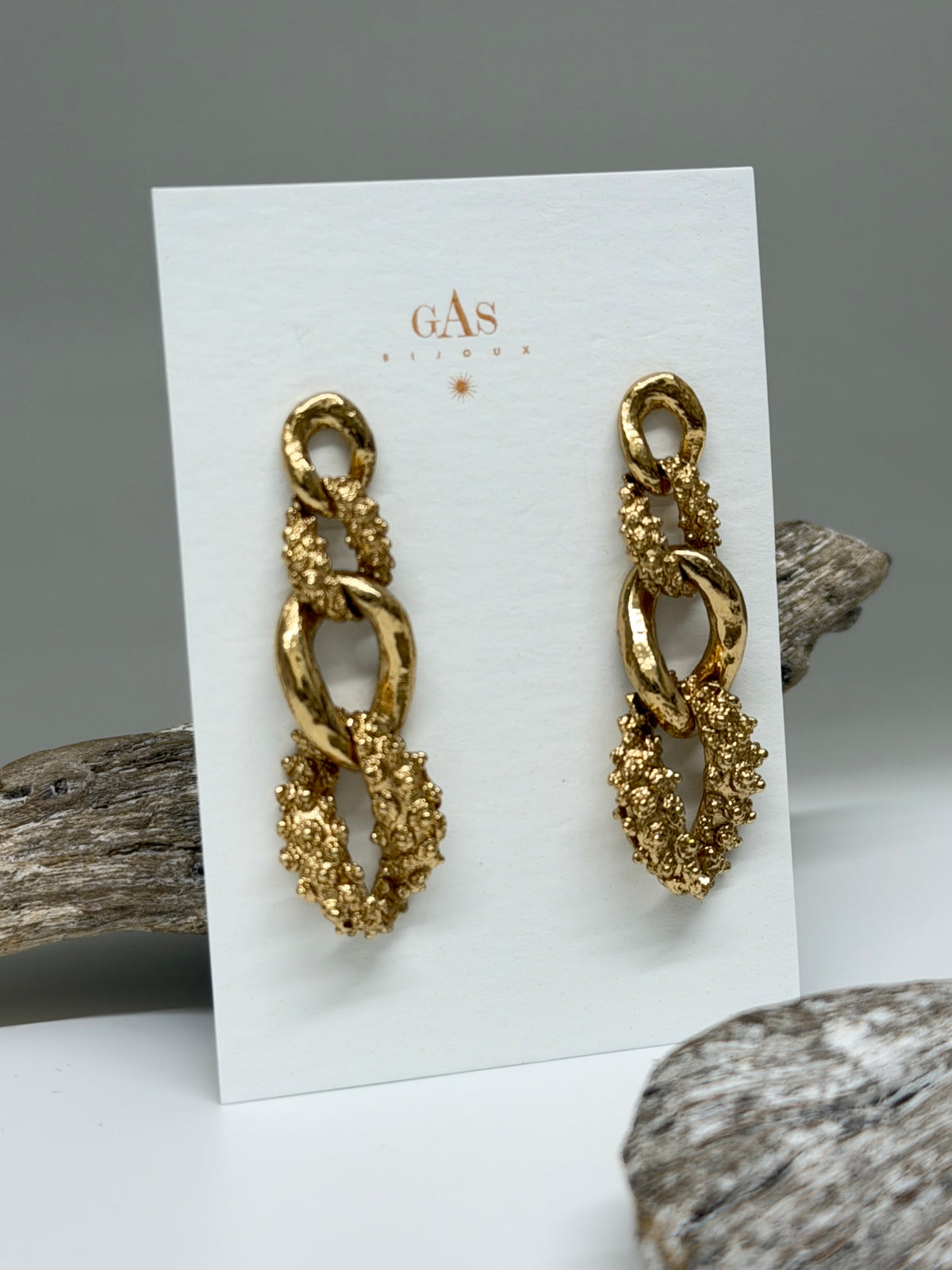 Boucles d'oreilles Almara Bijoux Produite à Marseille Gas bijoux Almara