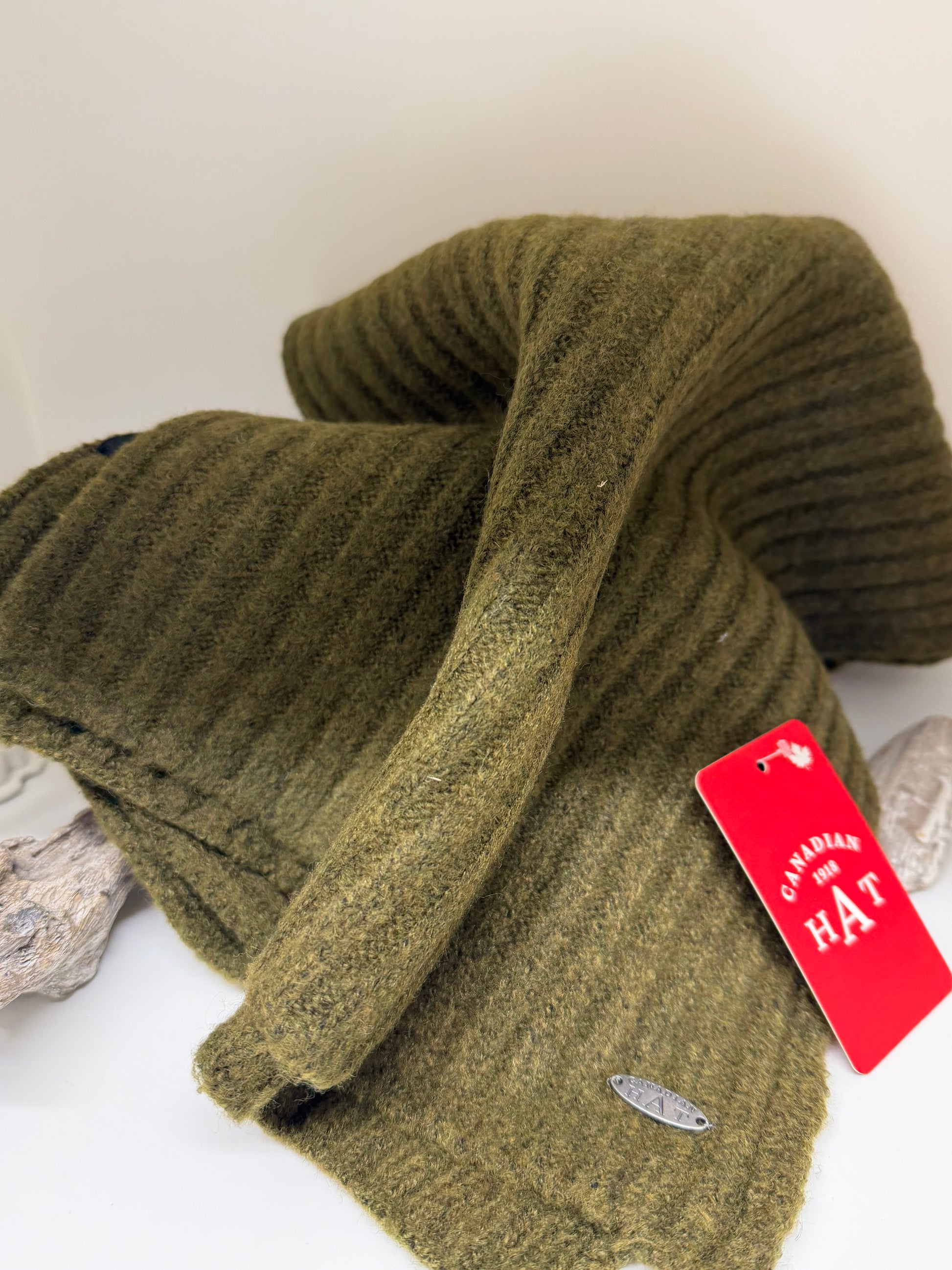 SILVILLA OLIVE - FOULARD - CANADIAN HAT SILVILLA OLIVE - FOULARD