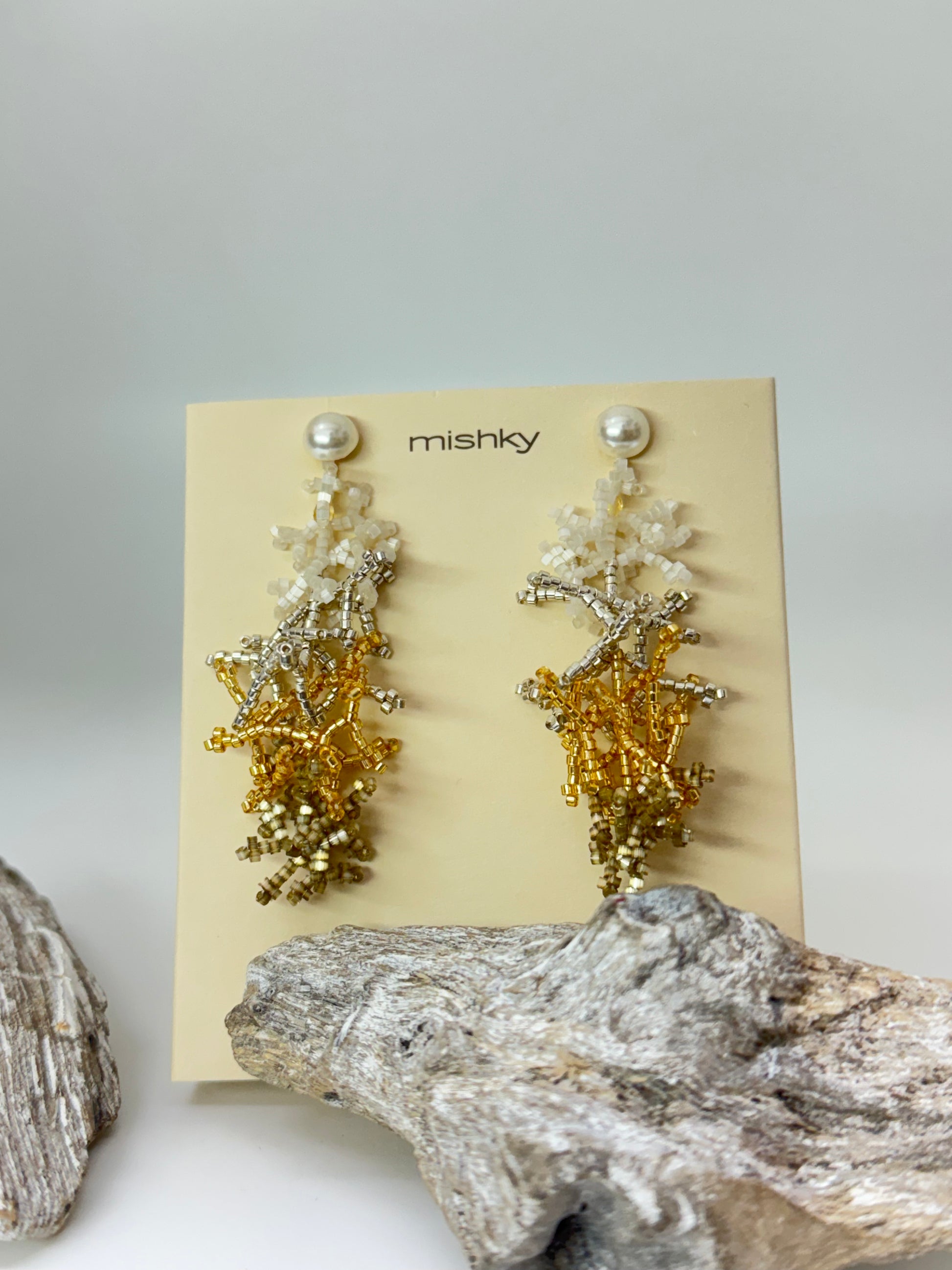 Boucles d'oreilles Perles Myuki Fait à la main en Colombie Mishky 111-12927