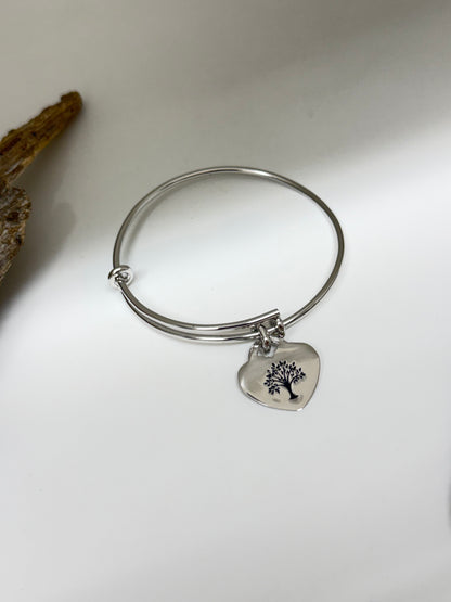 Bracelet Bangle Arbre de Vie Argent 925 Larus U-B01