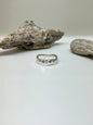 Bague Martelée Argent 925 recyclé Fait en Outaouais Alliance W Jewellery