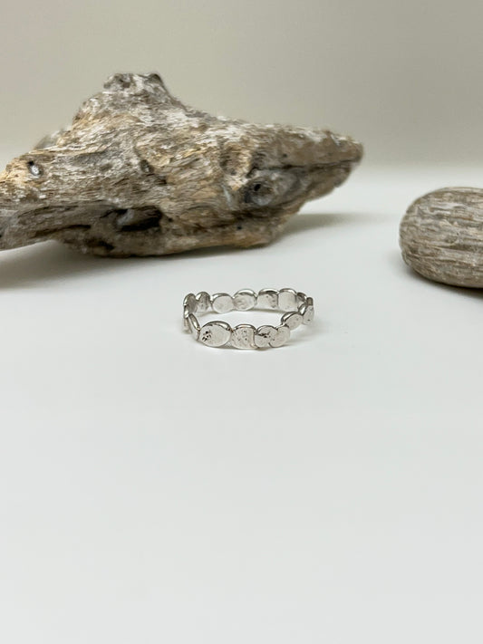 Bague Pas Japonais Argent 925 recyclé Fait en Outaouais Alliance W Jewellery