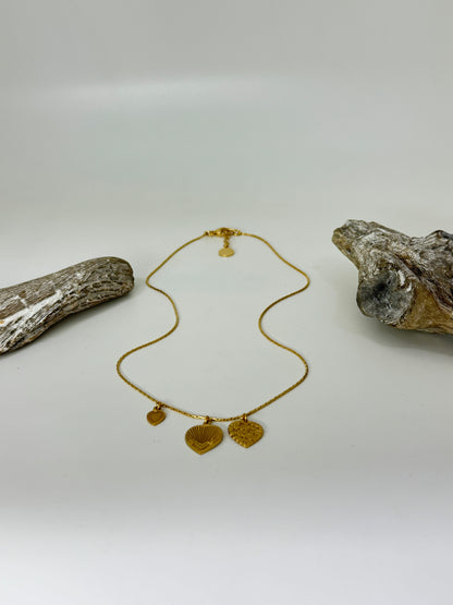 Collier Love mini or Fabriqué à la main à Marseille en France Gas bijoux Love mini