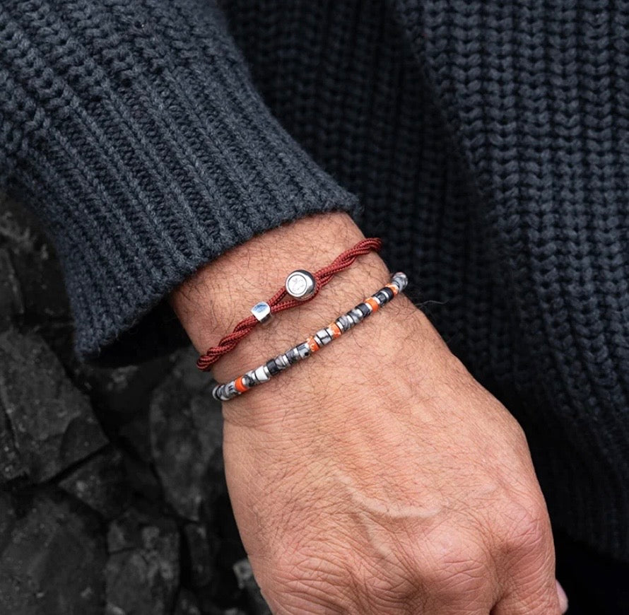 Bracelet Easy Ed Velvet red Pig & Hen Easy Ed Velvet red