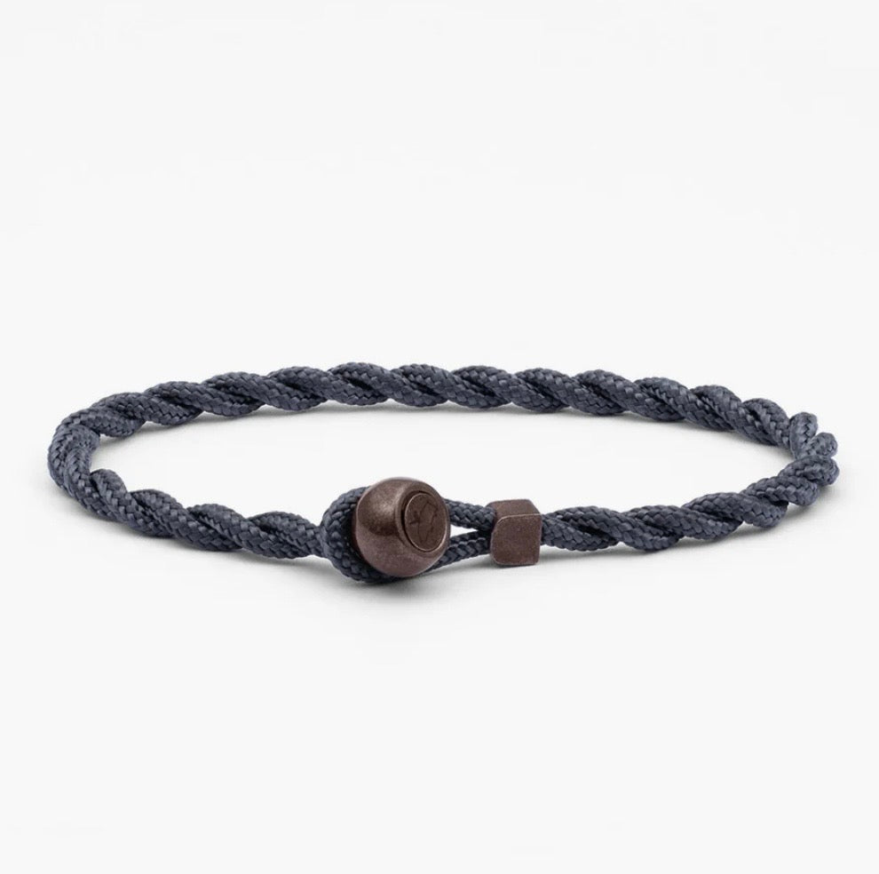 Bracelet Easy Ed Slate Gray Bronze Pig  Hen Easy Ed Slate Gray Bronze